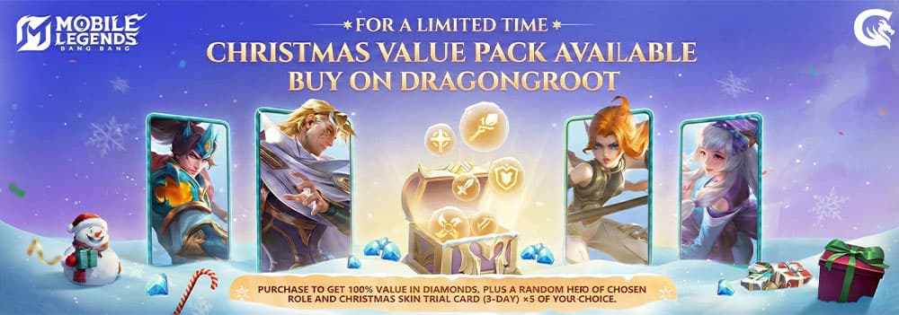 limited christmas value pack mlbb